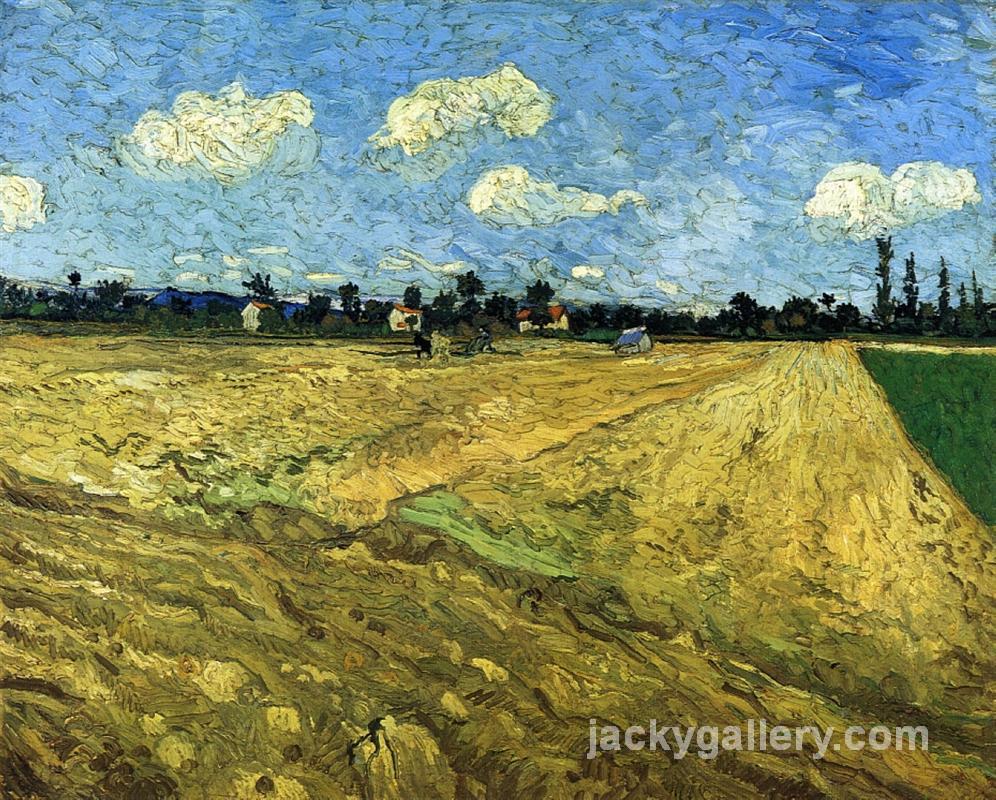 The Ploughed Field, Van Gogh painting